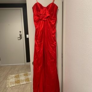 Aidan Mattox Strapless Gown